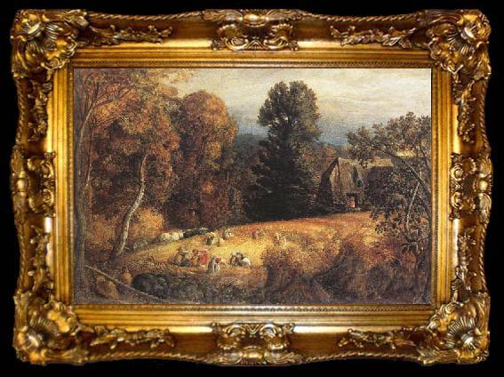 framed  Samuel Palmer The Gleaning Field, ta009-2